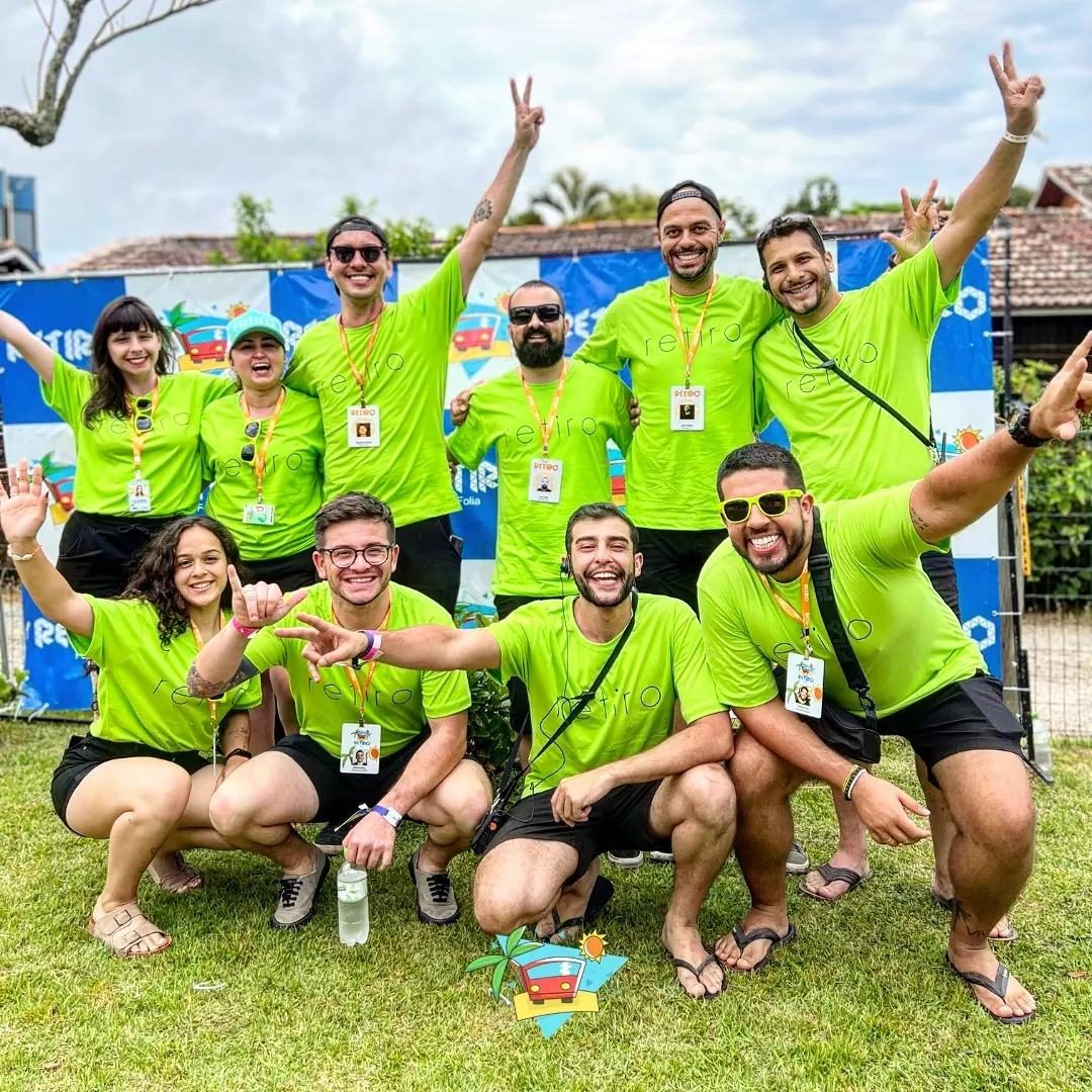Equipe do Retiro Folia no Folianópolis